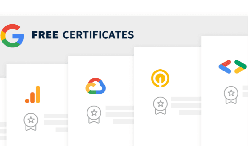 google free certification courses
