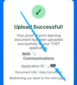 how to upload TVET proof of prior learning 1 How to Upload Your TVET proof of prior learning