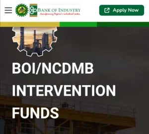 BOI/NCDMB Intervention Funds