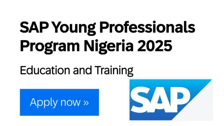 SAP Young Professionals Program Nigeria 2025