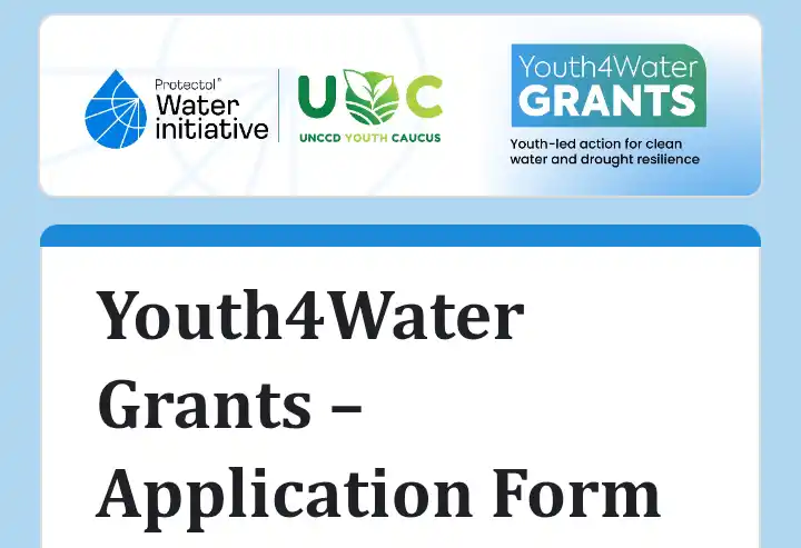 Youth4Water Grants