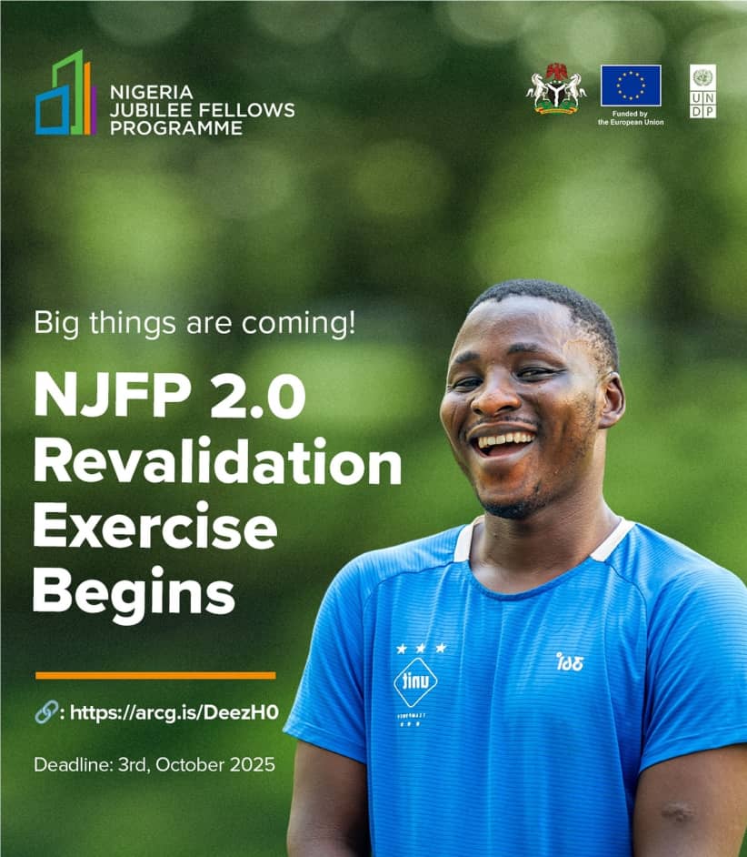Nigeria Jubilee Fellows Programme (NJFP) 2025/2026 – NJFP 2.0 Revalidation, Eligibility, Stipends, and Application Guide 2 Nigeria Jubilee Fellows Programme (NJFP